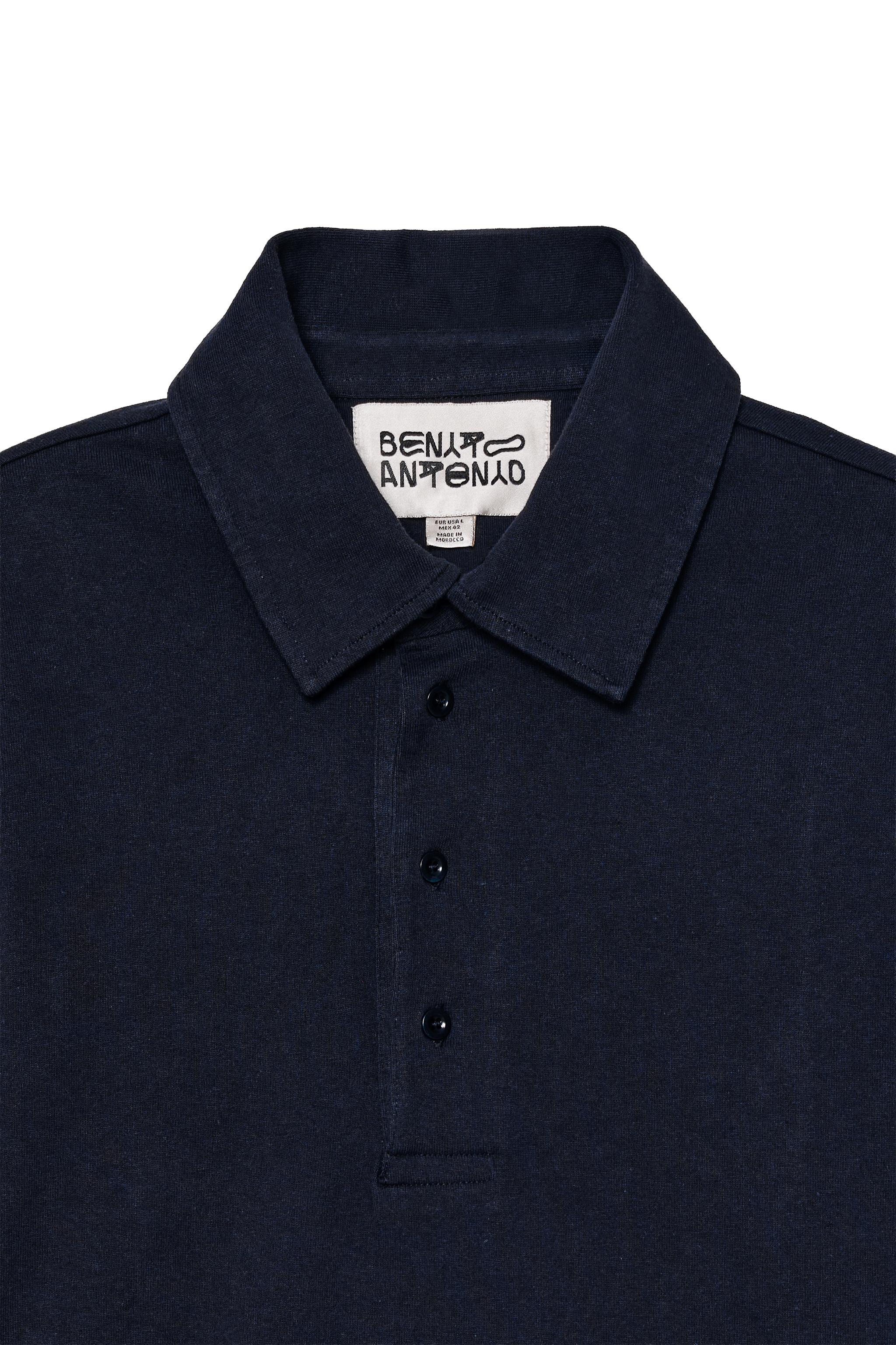 CROPPED FIT COTTON POLO SHIRT